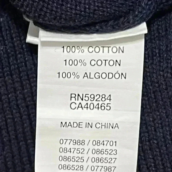 CHILDREN'S PLACE argyle pattern cotton sweater blue kids‎ size S(5/6) - Picture 4 of 4